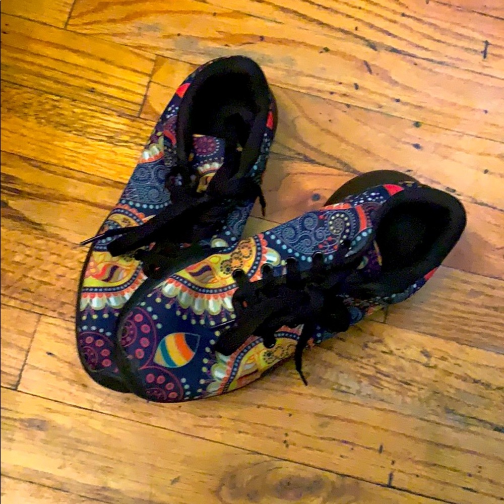 Funky walking shoes